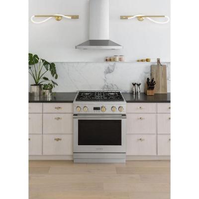 30" Monogram Wall-Mounted Vent Hood in Stainless Steel - ZVW8301SWSS