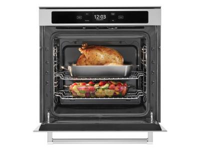 24" KitchenAid 2.90 Cu. Ft. Smart Single Wall Oven with True Convection  - YKOSC504PPS