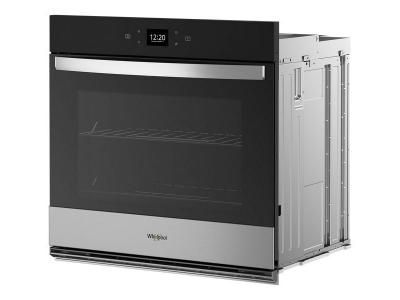 30" Whirlpool 5.0 Cu. Ft. Single Wall Oven with Air Fry When Connected - WOES5030LZ
