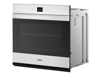 30" Whirlpool 5.0 Cu. Ft. Single Wall Oven with Air Fry When Connected - WOES5030LW