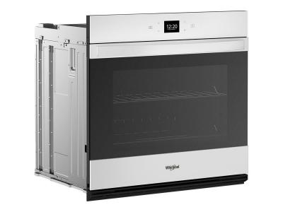 30" Whirlpool 5.0 Cu. Ft. Single Wall Oven with Air Fry When Connected - WOES5030LW