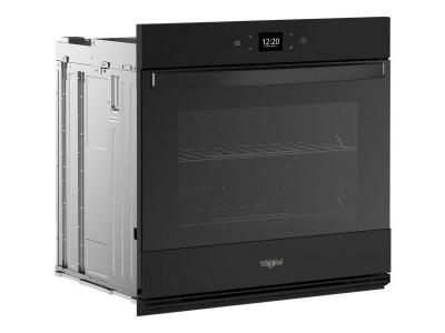 30" Whirlpool 5.0 Cu. Ft. Single Wall Oven with Air Fry When Connected - WOES5030LB