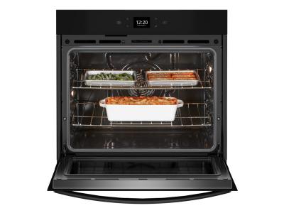 27" Whirlpool 4.3 Cu. Ft. Single Wall Oven with Air Fry in Black - WOES5027LB
