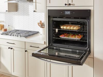 27" Whirlpool 4.3 Cu. Ft.  Combo Wall Microwave Oven with Air Fry Stainless Steel - WOEC7027PZ