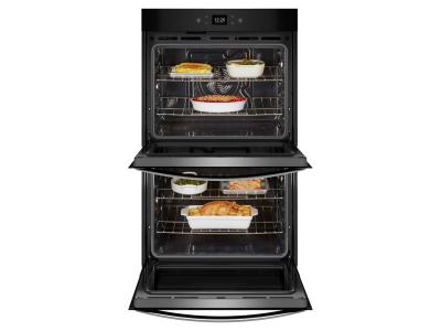 30" Whirlpool 10.0 Cu. Ft. Double Wall Oven with Air Fry in Stainless Steel - WOED5030LZ