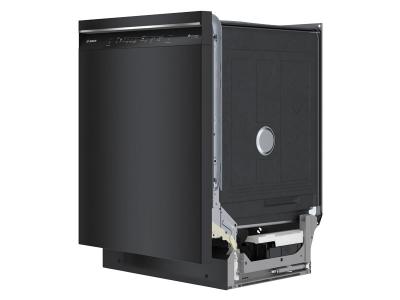 24" Bosch 300 Series 46 dBA Dishwasher with Standard 3rd Rack in Black - SHE53C86N