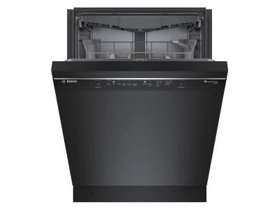 24" Bosch 300 Series 46 dBA Dishwasher with Standard 3rd Rack in Black - SHE53C86N