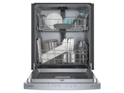24" Bosch 300 Series 46 dBA Dishwasher in Stainless Steel - SHS53C75N