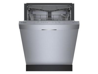 24" Bosch 300 Series 46 dBA Dishwasher with Standard 3rd Rack in Stainless Steel - SHS53CD5N