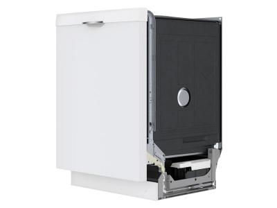 24" Bosch 300 Series 46 dBA Dishwasher with Standard 3rd Rack in White - SHS53CM2N