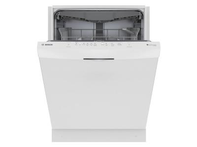 24" Bosch 300 Series 46 dBA Dishwasher with Standard 3rd Rack in White - SHS53CM2N