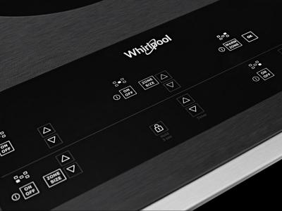 30" Whirlpool Electric Ceramic Glass Cooktop with Two Dual Radiant Elements  - WCE97US0KB