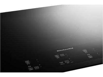 36" KitchenAid Electric Cooktop with 5 Elements and Touch-Activated Controls - KCES956KBL
