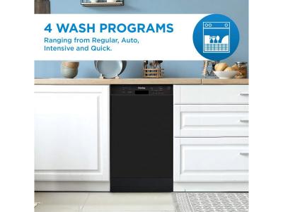 18" Danby Built-in Dishwasher With Front Controls - DDW18D1EB