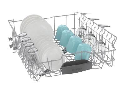 24" Bosch 100 Series Dishwasher in White - SHE41CM2N