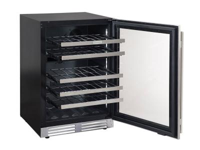 24" Marathon Built-in Dual Zone Wine Cooler in Stainless Steel  - MWC56-DSS