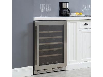 24" Marathon Built-in Convertible Beverage & Wine Cooler in Stainless Steel - MBWC56-SS