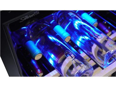 24" Silhouette Single Zone Wine Cellar - SWC057D1BSS