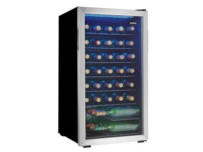 18" Danby 3.3 cubic feet Capacity 36 Bottle Wine Cooler - DWC036A1BSSDB-6
