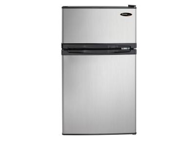 19" Danby 3.10 Cu. Ft. Dual Door Compact Fridge with Freezer - DCR031B1BSLDD