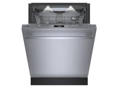 24" Bosch Benchmark Series Bar Handle Built-In Smart Dishwasher in Stainless Steel - SHX9PCM5N