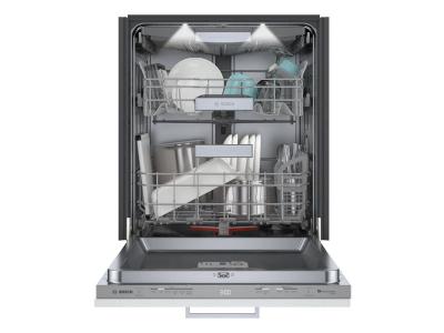 24" Bosch Benchmark Series 39 dBA Custom Panel Dishwasher - SHV9PCM3N