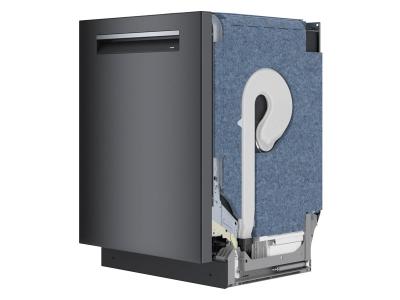 24" Bosch 800 Series 42 dBA Dishwasher with Flexible 3rd Rack in Black Stainless - SHP78CM4N