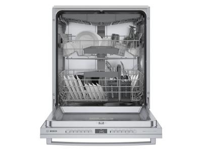 24" Bosch 800 Series Bar Handle ADA Compliant Dishwasher in Stainless Steel - SGX78C55UC