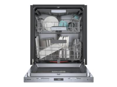 24" Bosch 800 Series 42 dBA Dishwasher with Flexible 3rd Rack in Stainless Steel - SHP78CM5N