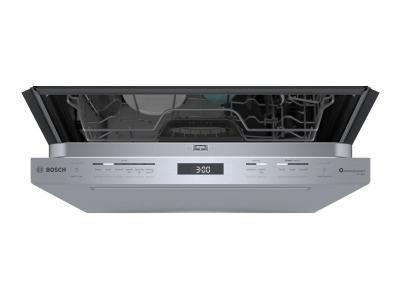 24" Bosch 800 Series 42 dBA Dishwasher with Flexible 3rd Rack in Stainless Steel - SHP78CM5N