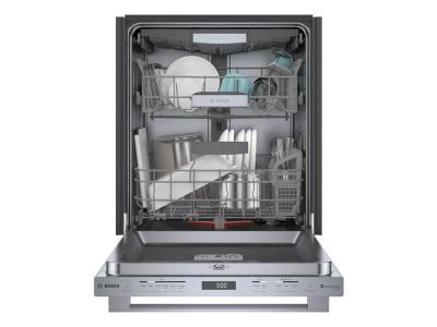 24" Bosch 800 Series Bar Handle 42 dBA Dishwasher in Stainless Steel - SHX78CM5N
