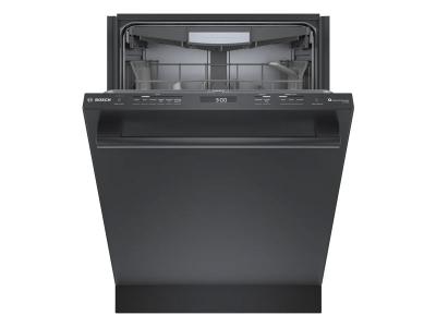 24" Bosch 800 Series Bar Handle 42 dBA Dishwasher in Black Stainless Steel - SHX78CM4N