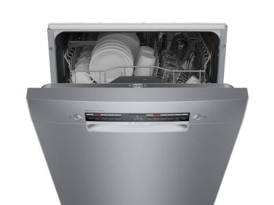 24" Bosch 300 Series Recessed Handle Dishwasher in Stainless Steel - SGE53C55UC