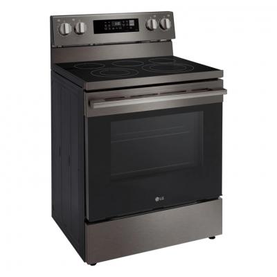 30" LG 6.3 Cu. Ft. Smart Wi-Fi Enabled ProBake Convection Electric Range with Air Fry & EasyClean  - LREN6323ZE