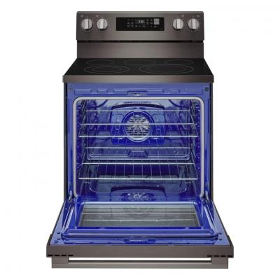 30" LG 6.3 Cu. Ft. Smart Wi-Fi Enabled ProBake Convection Electric Range with Air Fry & EasyClean  - LREN6323ZE
