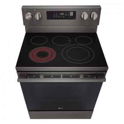 30" LG 6.3 Cu. Ft. Smart Wi-Fi Enabled ProBake Convection Electric Range with Air Fry & EasyClean  - LREN6323ZE
