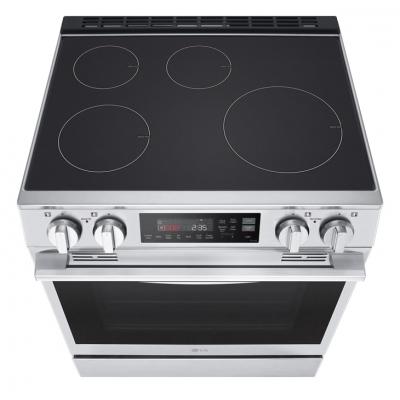 30" LG 6.3 Cu. Ft. Smart Induction Slide-In Range with ProBake Convection and Air Fry - LSIL6334XE