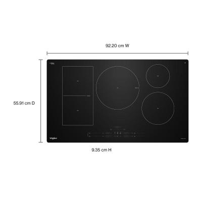 36" Whirlpool Intelligent Induction Cooktop - WCIT7536SB