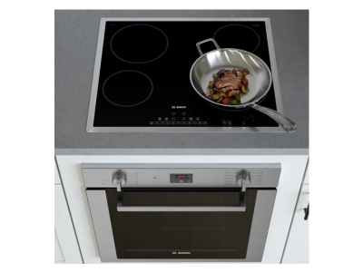 Bosch 6 Serie Electric Cooktop in Black Surface Mount with Frame - NET5469SC