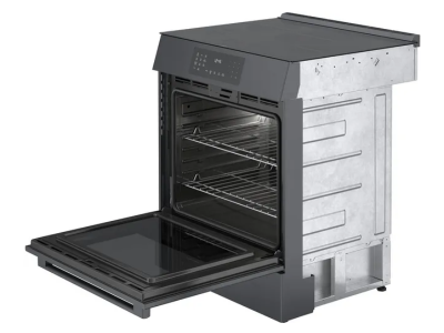 30" Bosch 800 Series Induction Slide-in Range in Black Stainless Steel - HII8047C