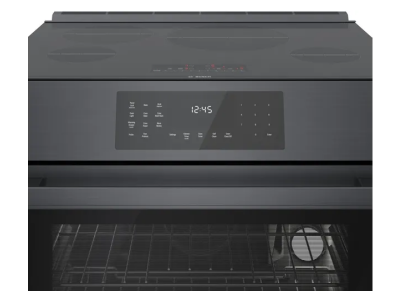 30" Bosch 800 Series Induction Slide-in Range in Black Stainless Steel - HII8047C