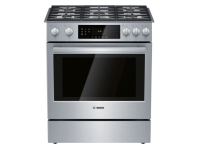 30" Bosch 800 Series Gas Slide-in Range in Stainless steel - HGI8056UC