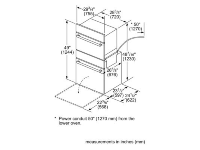 30" Bosch 800 Series Combo Wall Oven In Stainless Steel - HBL87M53UC