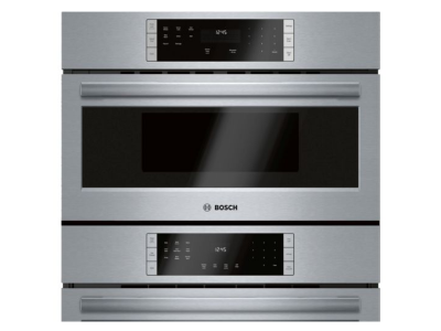 30" Bosch 800 Series Combo Wall Oven In Stainless Steel - HBL87M53UC