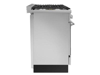 Smeg 48" Dual Fuel Range with Free-Standing Oven - SPR48UGMX