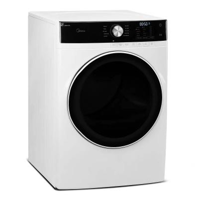 27" Midea 8.0 Cu. Ft. Front Load Dryer - MLE52N4AWW