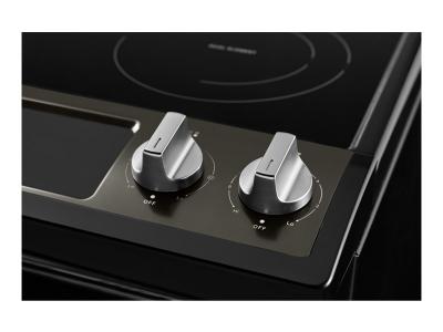 30" Whirlpool 4.8 Cu. Ft. Electric Range With Frozen Bake Technology In Black Stainless - YWEE515S0LV