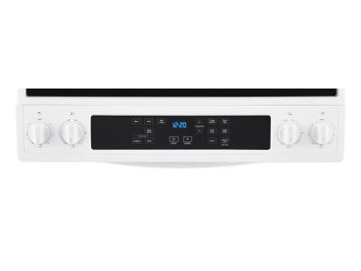 30" Whirlpool 4.8 Cu. Ft. Electric Range With Frozen Bake Technology In White - YWEE515S0LW