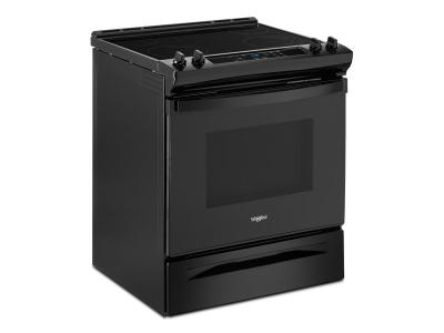30" Whirlpool 4.8 Cu. Ft. Electric Range With Frozen Bake Technology In Black - YWEE515S0LB