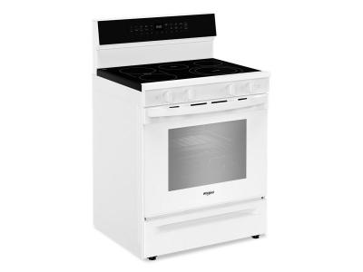 30" Whirlpool 5.3 Cu. Ft. Smart Electric Range with Air Cooking Technology - YWFES7530RW